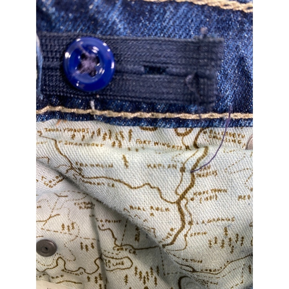 ARIAT Denim B5 Slim Jeans Boys Sz 12 Med Wash Adjustable Waist Western Wear - Picture 8 of 13